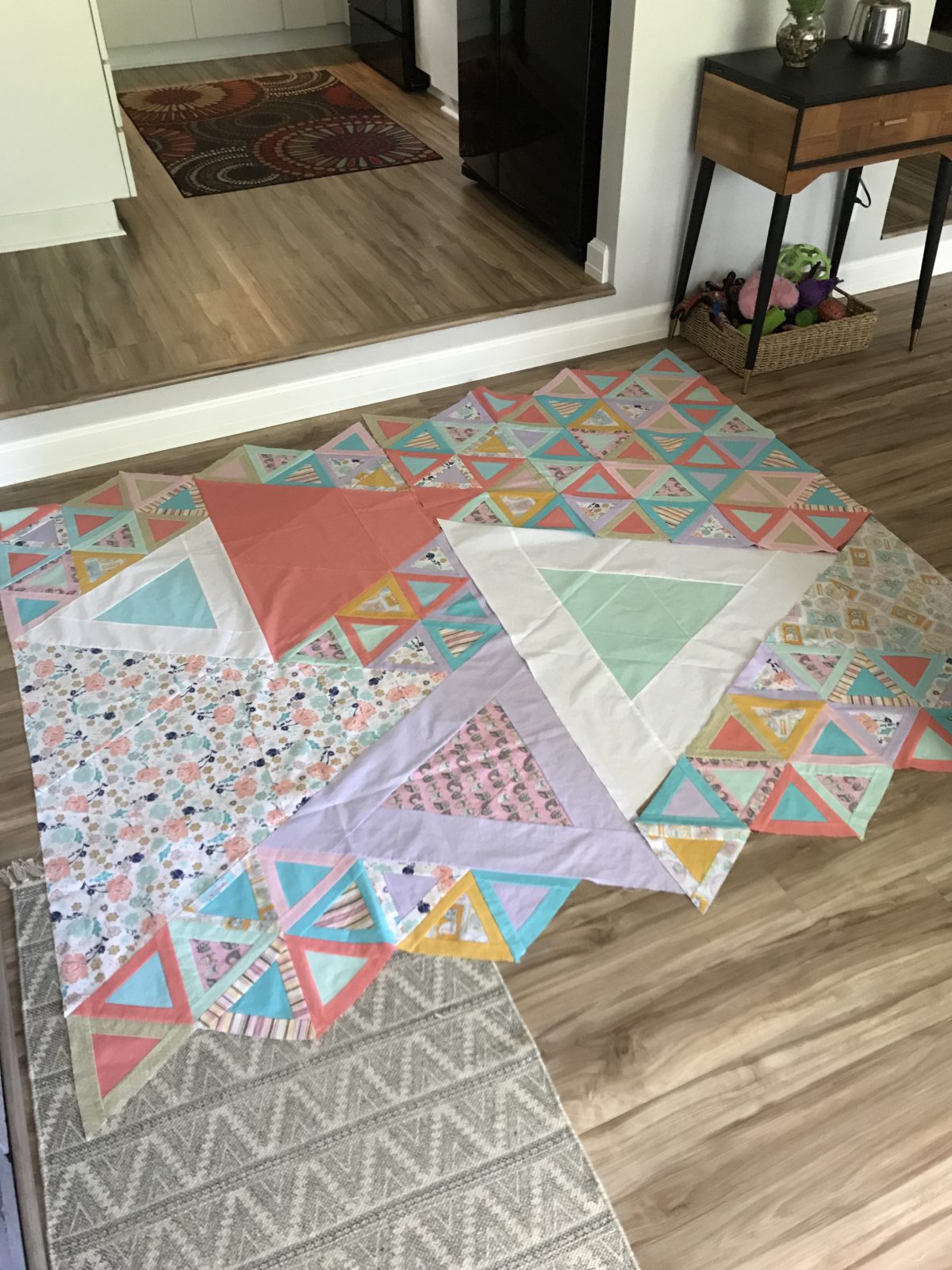 Triangle Quilt The Underfly Co